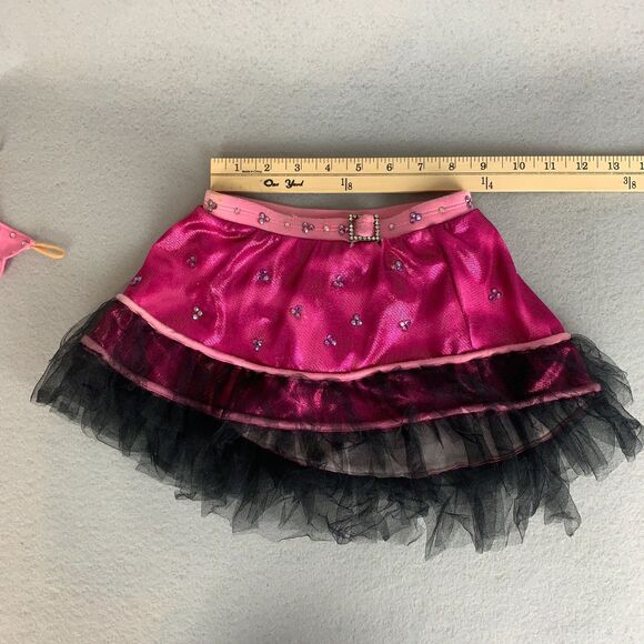 Mara Dancewear Child Small Pink Performance Skirt Set Sequin Dance Costume - Picture 8 of 11